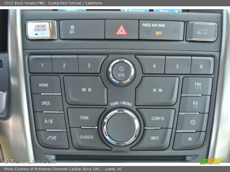 Crystal Red Tintcoat / Cashmere 2013 Buick Verano FWD