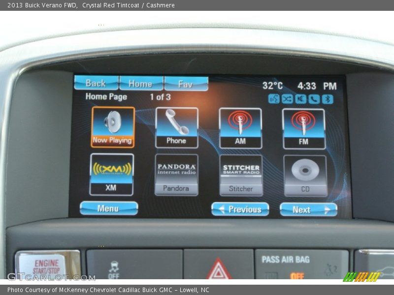 Crystal Red Tintcoat / Cashmere 2013 Buick Verano FWD