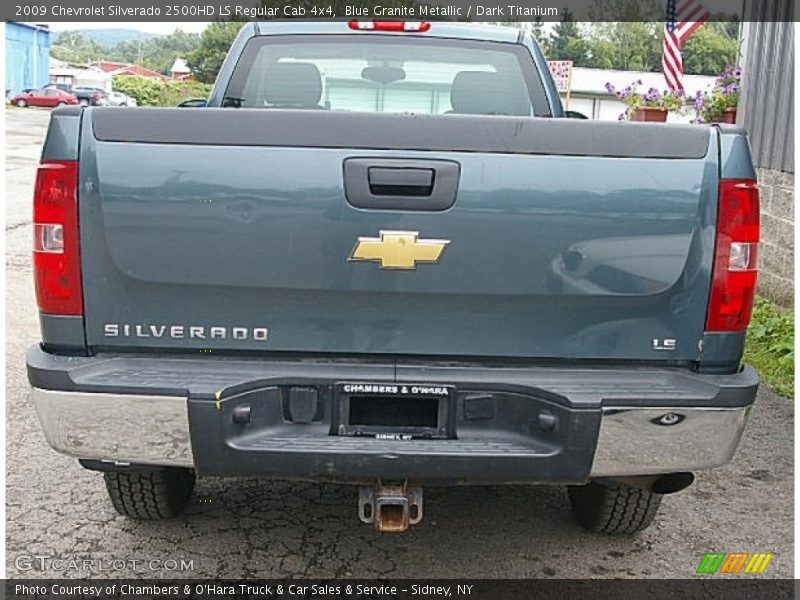 Blue Granite Metallic / Dark Titanium 2009 Chevrolet Silverado 2500HD LS Regular Cab 4x4