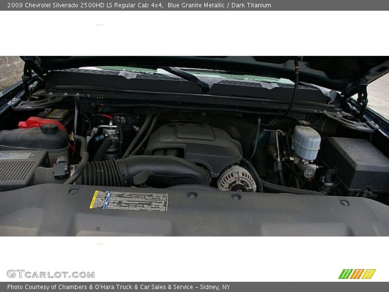 Blue Granite Metallic / Dark Titanium 2009 Chevrolet Silverado 2500HD LS Regular Cab 4x4