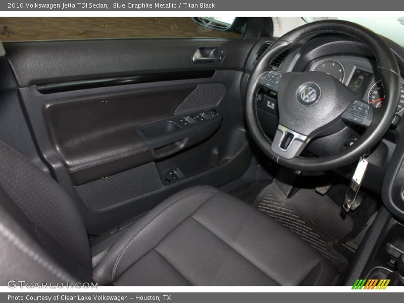 Blue Graphite Metallic / Titan Black 2010 Volkswagen Jetta TDI Sedan