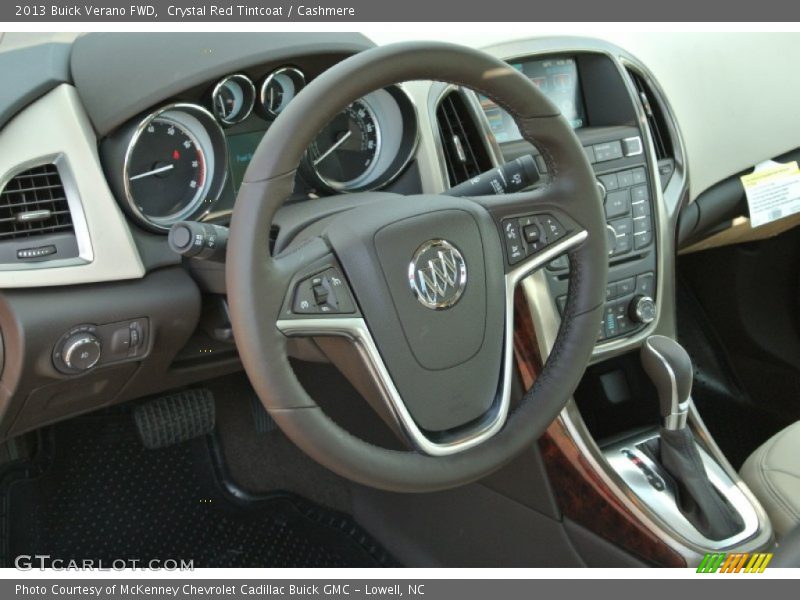 Crystal Red Tintcoat / Cashmere 2013 Buick Verano FWD