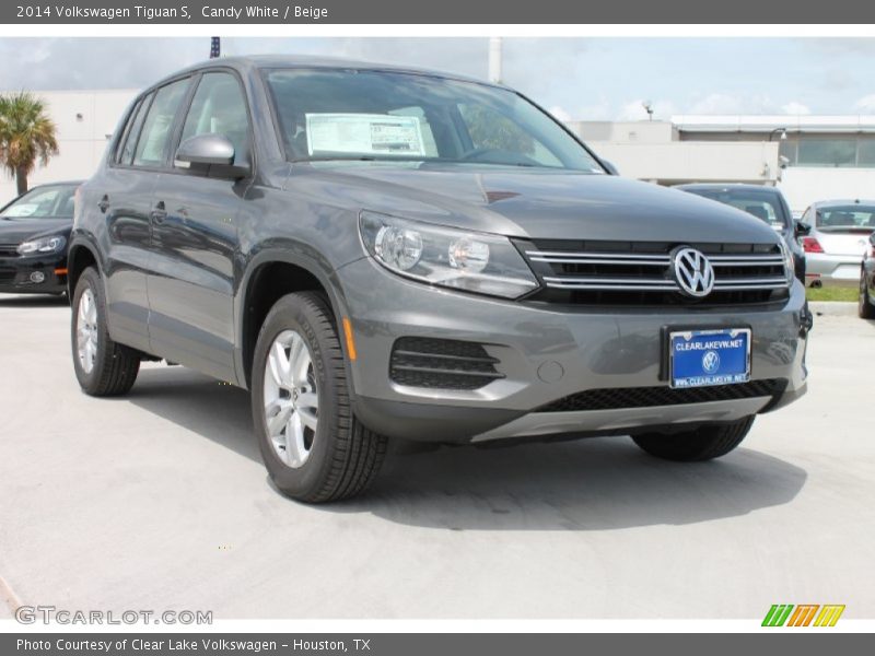 Candy White / Beige 2014 Volkswagen Tiguan S