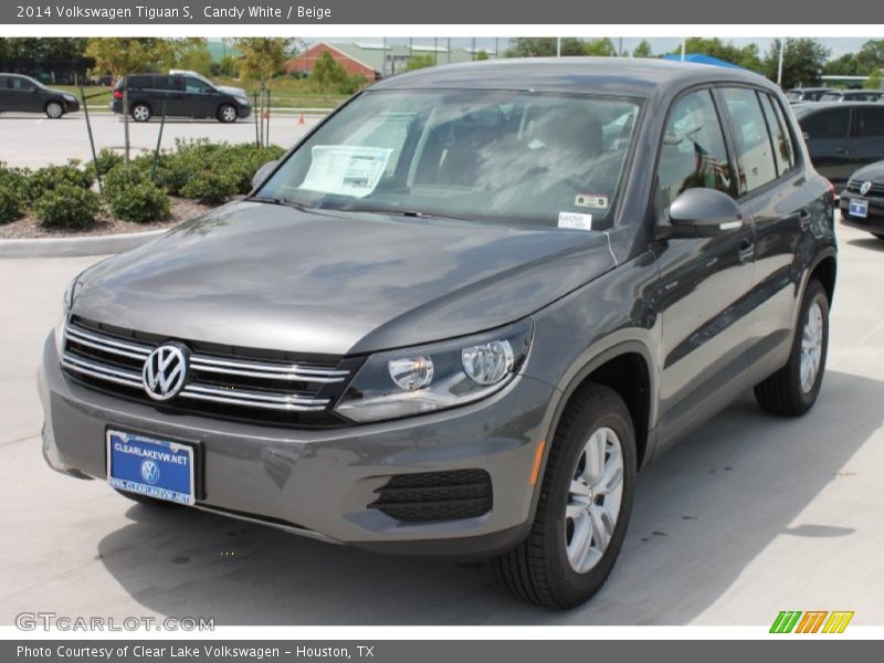 Candy White / Beige 2014 Volkswagen Tiguan S