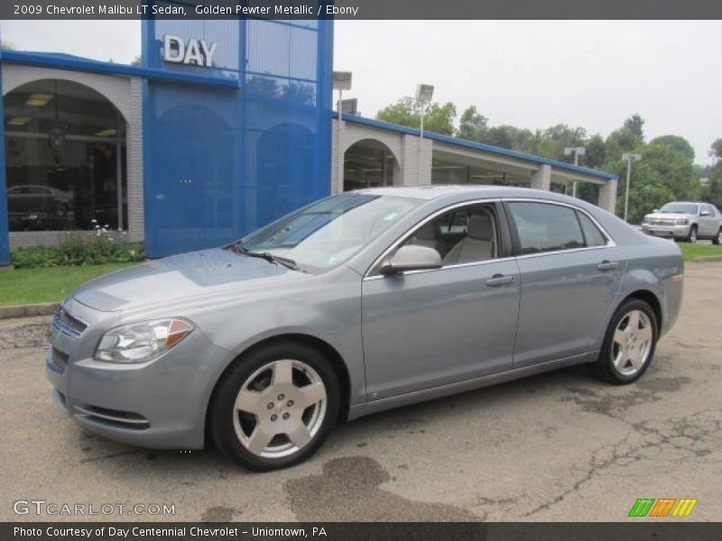 Golden Pewter Metallic / Ebony 2009 Chevrolet Malibu LT Sedan