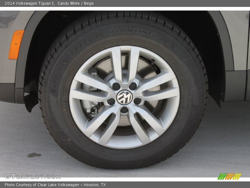 Candy White / Beige 2014 Volkswagen Tiguan S