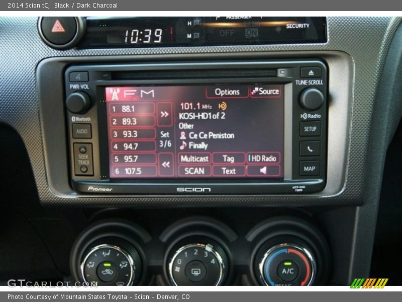 Black / Dark Charcoal 2014 Scion tC