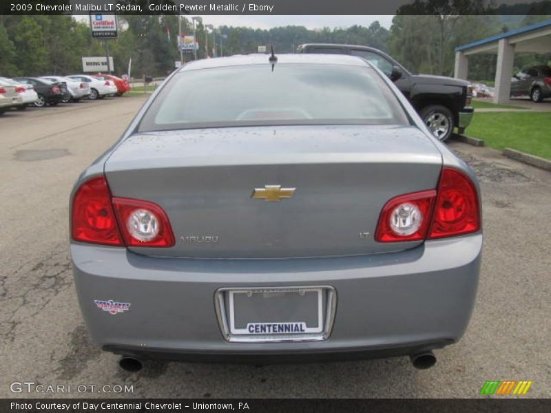 Golden Pewter Metallic / Ebony 2009 Chevrolet Malibu LT Sedan