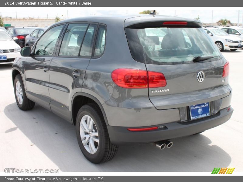 Candy White / Beige 2014 Volkswagen Tiguan S