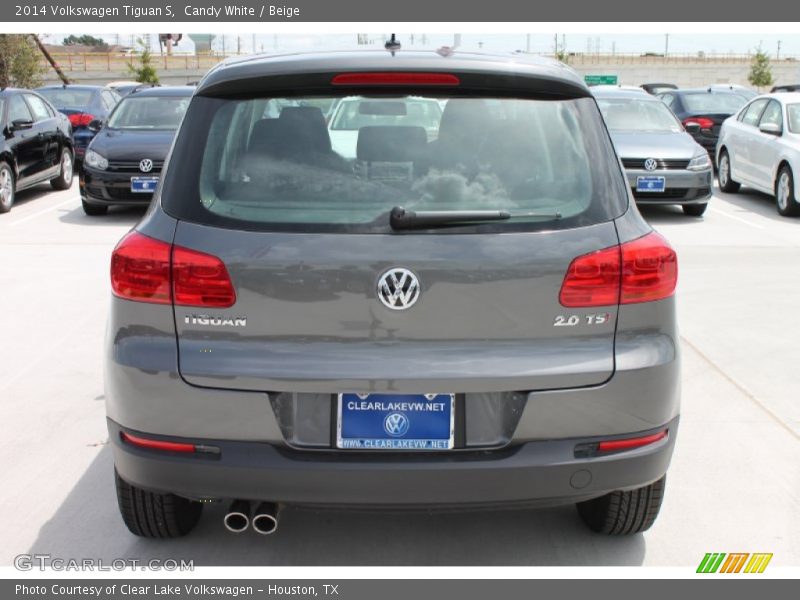 Candy White / Beige 2014 Volkswagen Tiguan S