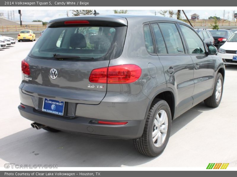 Candy White / Beige 2014 Volkswagen Tiguan S