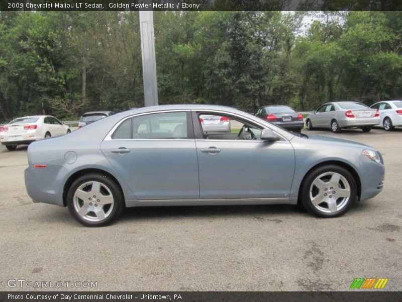 Golden Pewter Metallic / Ebony 2009 Chevrolet Malibu LT Sedan