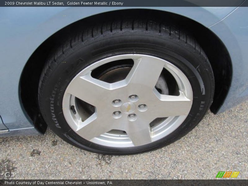 Golden Pewter Metallic / Ebony 2009 Chevrolet Malibu LT Sedan