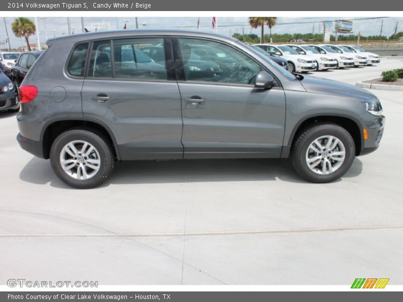 Candy White / Beige 2014 Volkswagen Tiguan S