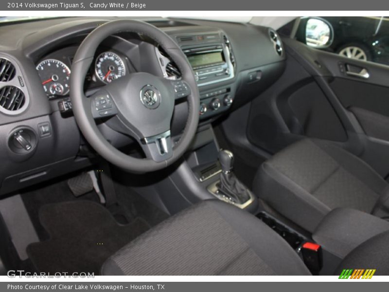 Candy White / Beige 2014 Volkswagen Tiguan S