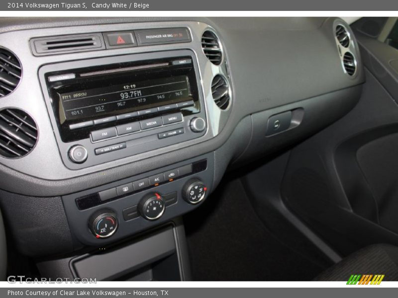 Candy White / Beige 2014 Volkswagen Tiguan S
