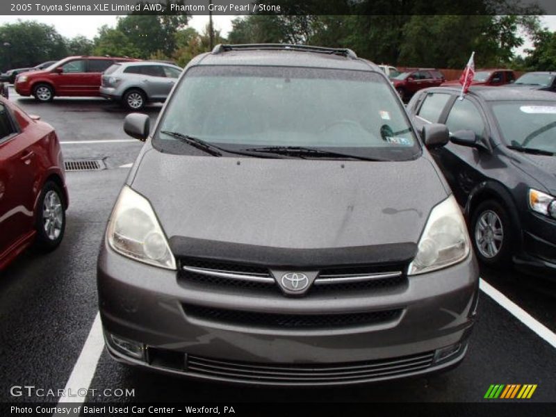 Phantom Gray Pearl / Stone 2005 Toyota Sienna XLE Limited AWD