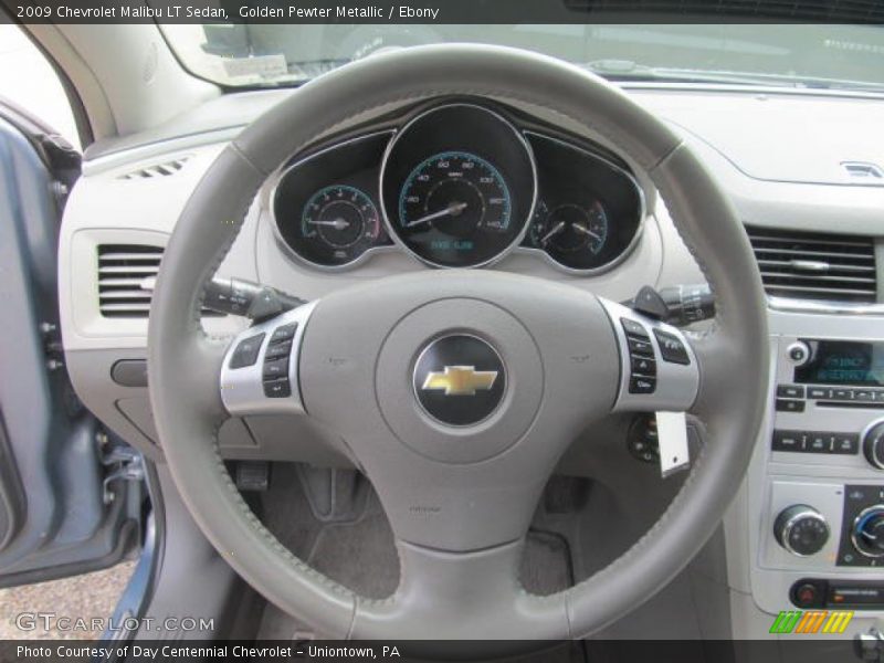 Golden Pewter Metallic / Ebony 2009 Chevrolet Malibu LT Sedan