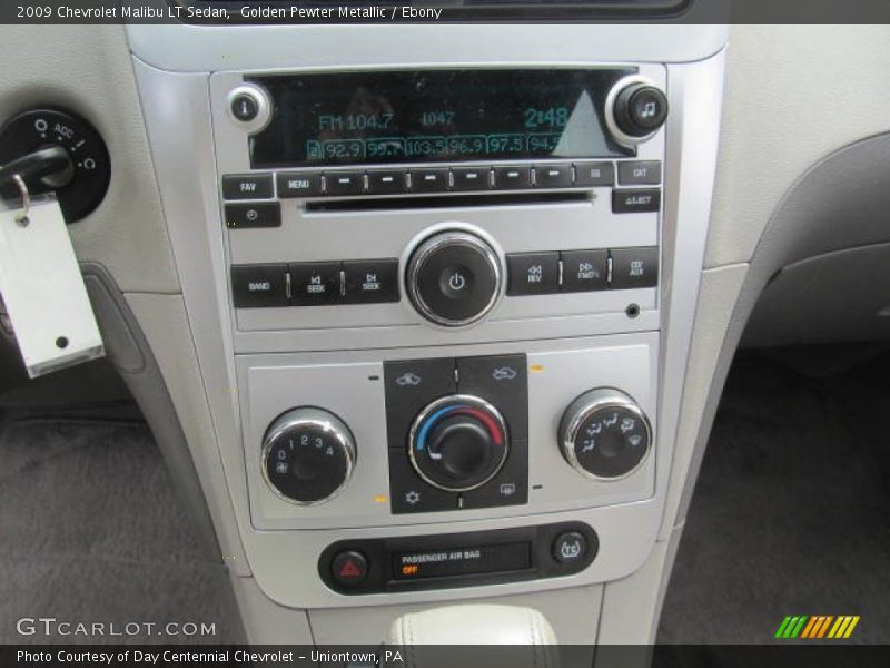 Golden Pewter Metallic / Ebony 2009 Chevrolet Malibu LT Sedan