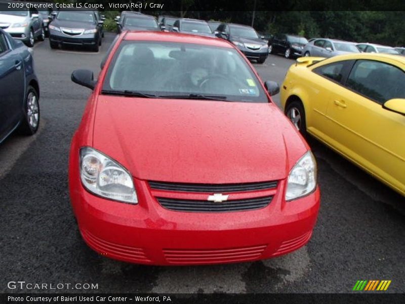 Victory Red / Gray 2009 Chevrolet Cobalt LS Coupe
