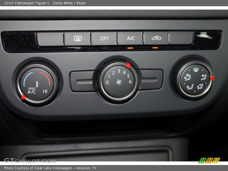Candy White / Beige 2014 Volkswagen Tiguan S