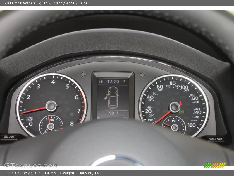 Candy White / Beige 2014 Volkswagen Tiguan S