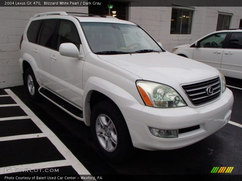 Blizzard White Pearl / Dark Gray 2004 Lexus GX 470