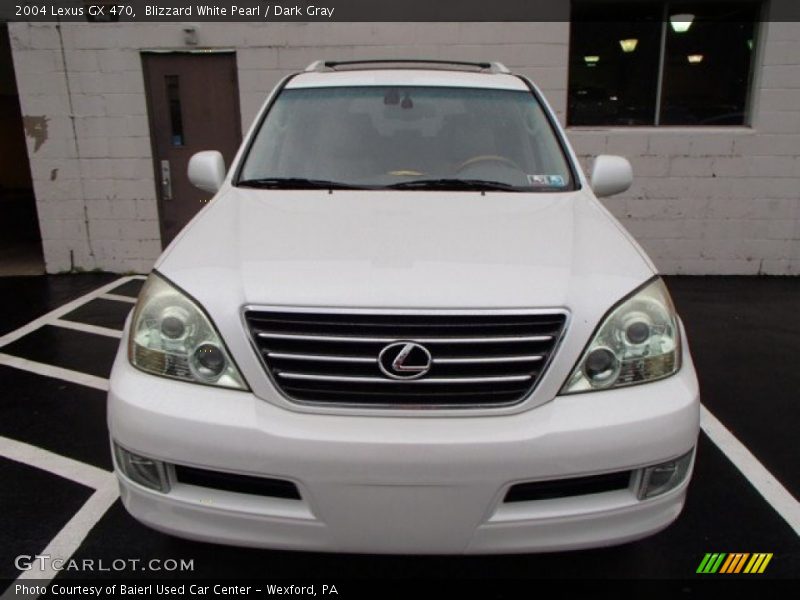 Blizzard White Pearl / Dark Gray 2004 Lexus GX 470