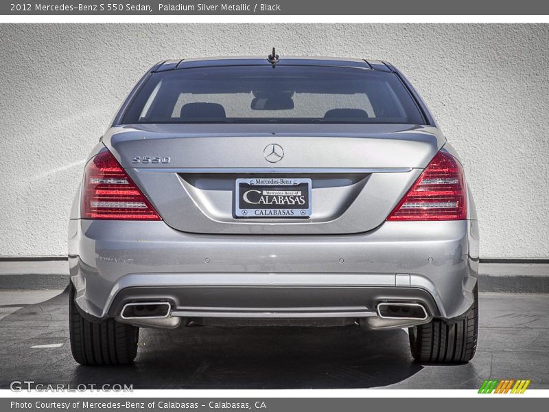 Paladium Silver Metallic / Black 2012 Mercedes-Benz S 550 Sedan