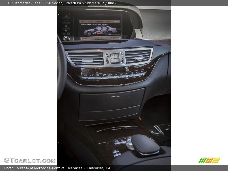 Paladium Silver Metallic / Black 2012 Mercedes-Benz S 550 Sedan