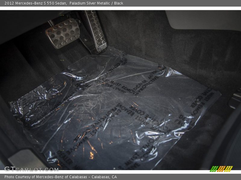 Paladium Silver Metallic / Black 2012 Mercedes-Benz S 550 Sedan