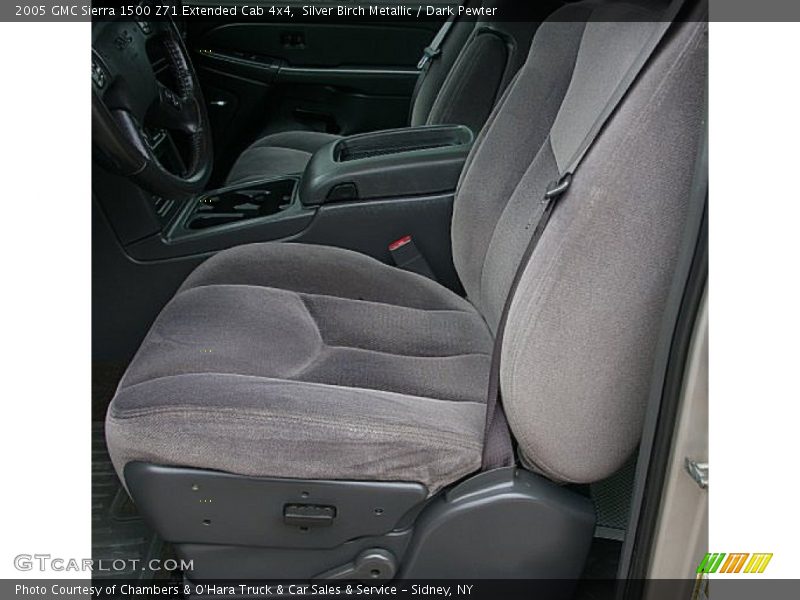 Silver Birch Metallic / Dark Pewter 2005 GMC Sierra 1500 Z71 Extended Cab 4x4