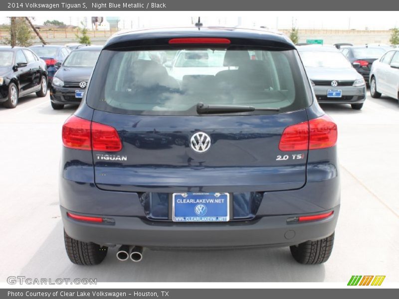 Night Blue Metallic / Black 2014 Volkswagen Tiguan S