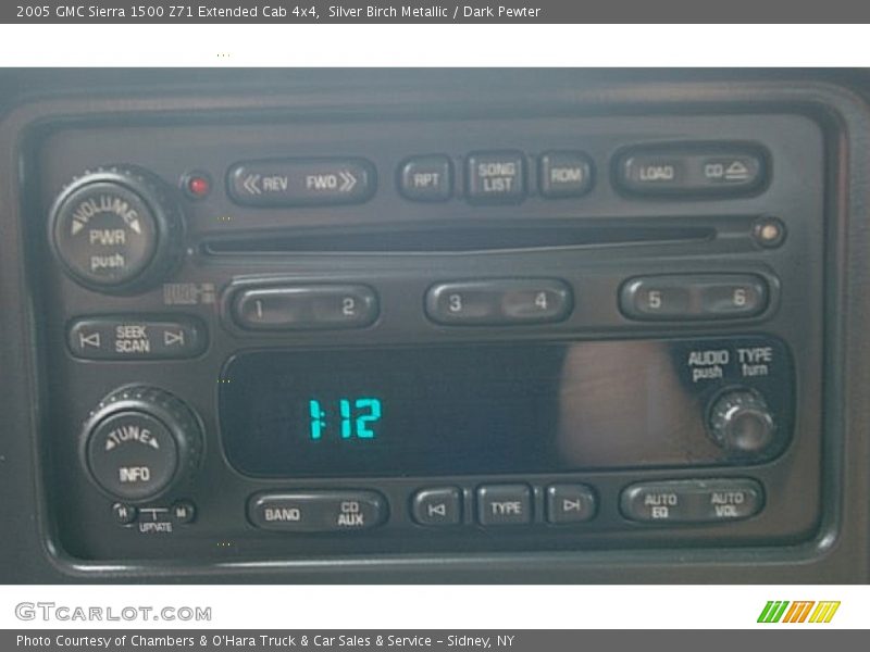 Silver Birch Metallic / Dark Pewter 2005 GMC Sierra 1500 Z71 Extended Cab 4x4