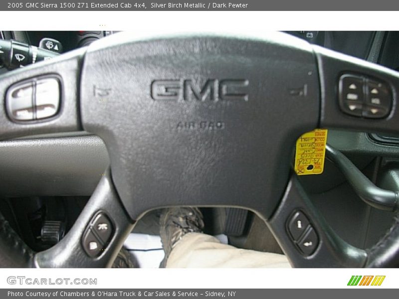 Silver Birch Metallic / Dark Pewter 2005 GMC Sierra 1500 Z71 Extended Cab 4x4