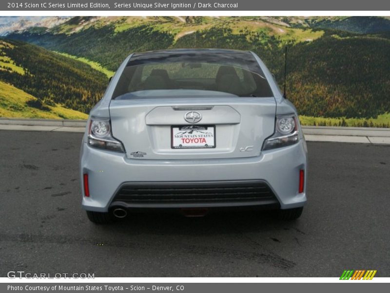 Series Unique Silver Ignition / Dark Charcoal 2014 Scion tC Series Limited Edition