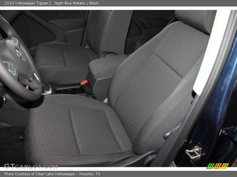 Night Blue Metallic / Black 2014 Volkswagen Tiguan S