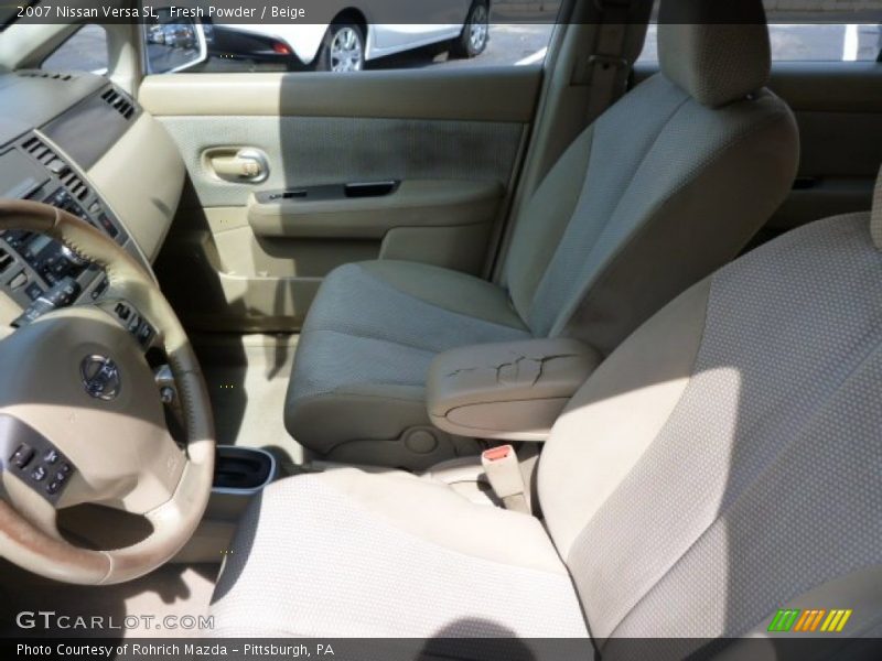 Fresh Powder / Beige 2007 Nissan Versa SL