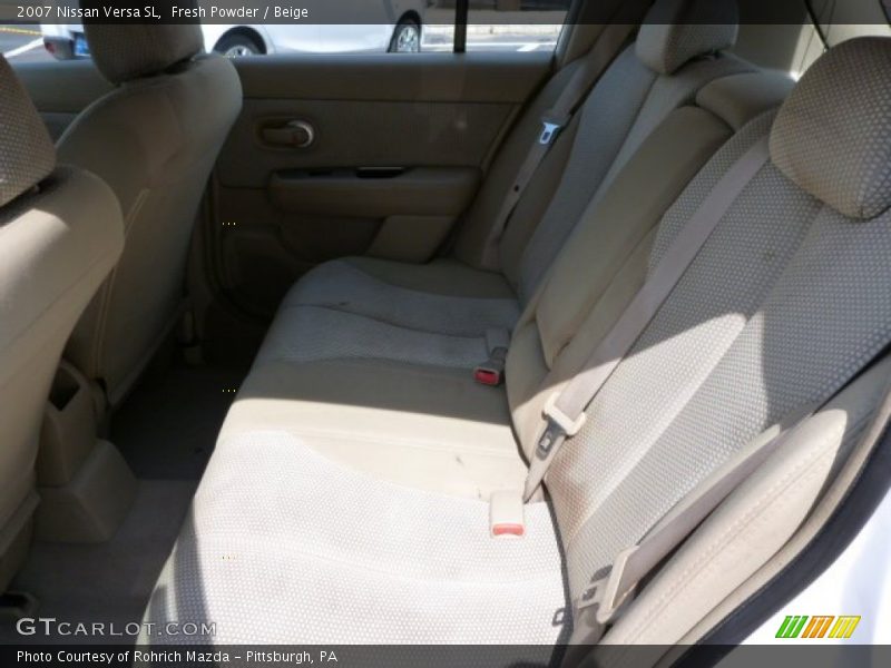 Fresh Powder / Beige 2007 Nissan Versa SL