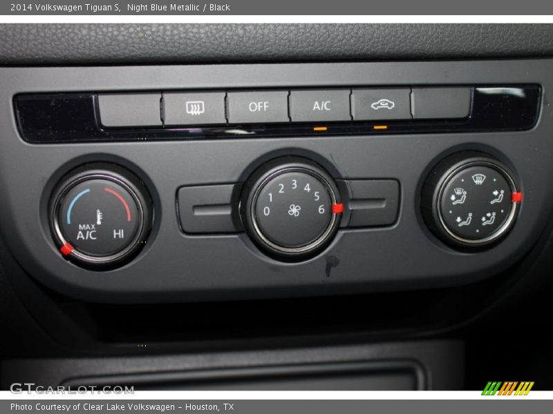 Night Blue Metallic / Black 2014 Volkswagen Tiguan S