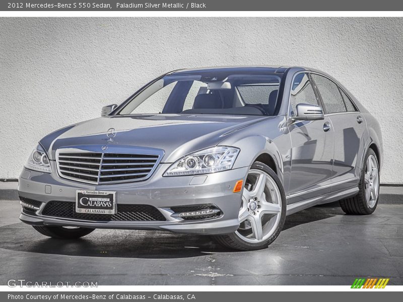 Paladium Silver Metallic / Black 2012 Mercedes-Benz S 550 Sedan