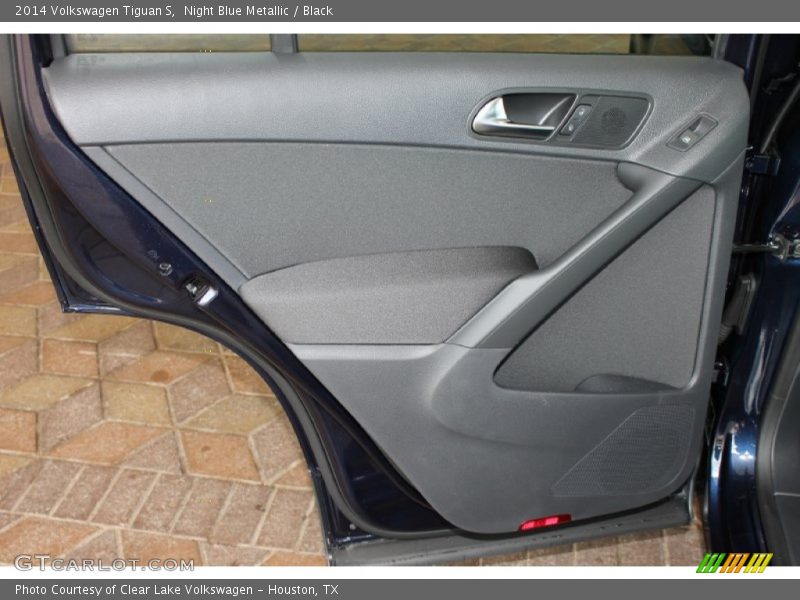 Night Blue Metallic / Black 2014 Volkswagen Tiguan S