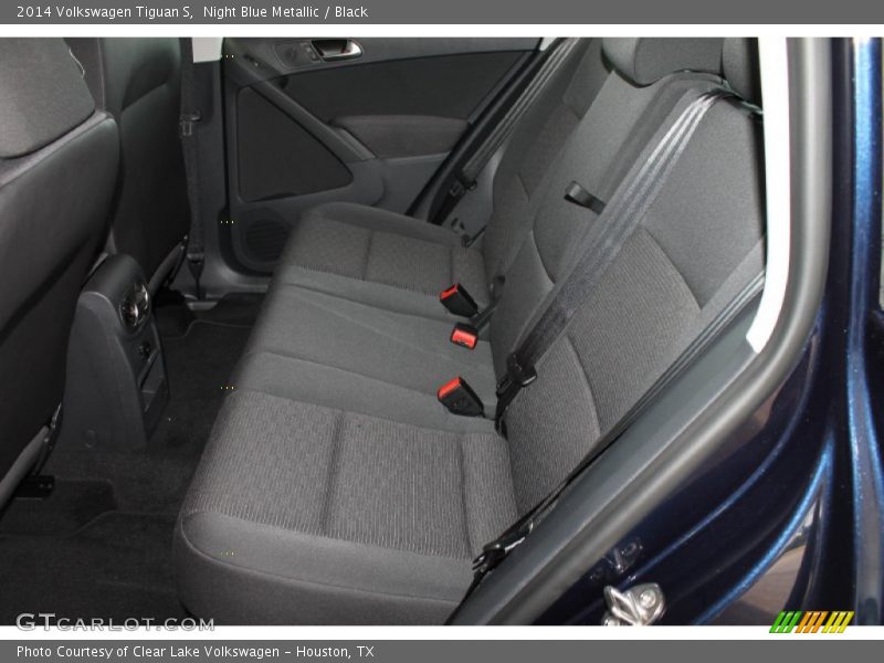 Night Blue Metallic / Black 2014 Volkswagen Tiguan S