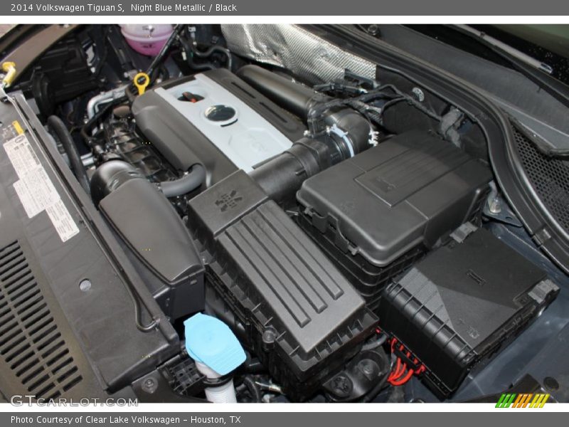 Night Blue Metallic / Black 2014 Volkswagen Tiguan S