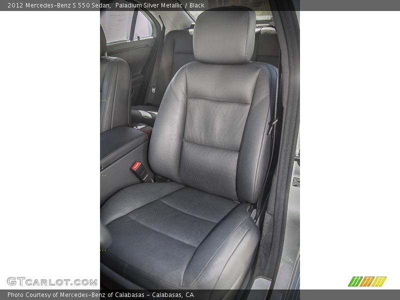 Paladium Silver Metallic / Black 2012 Mercedes-Benz S 550 Sedan