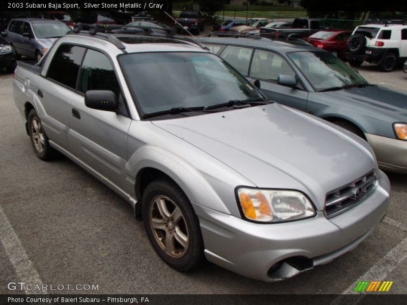 Silver Stone Metallic / Gray 2003 Subaru Baja Sport