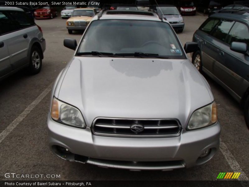 Silver Stone Metallic / Gray 2003 Subaru Baja Sport