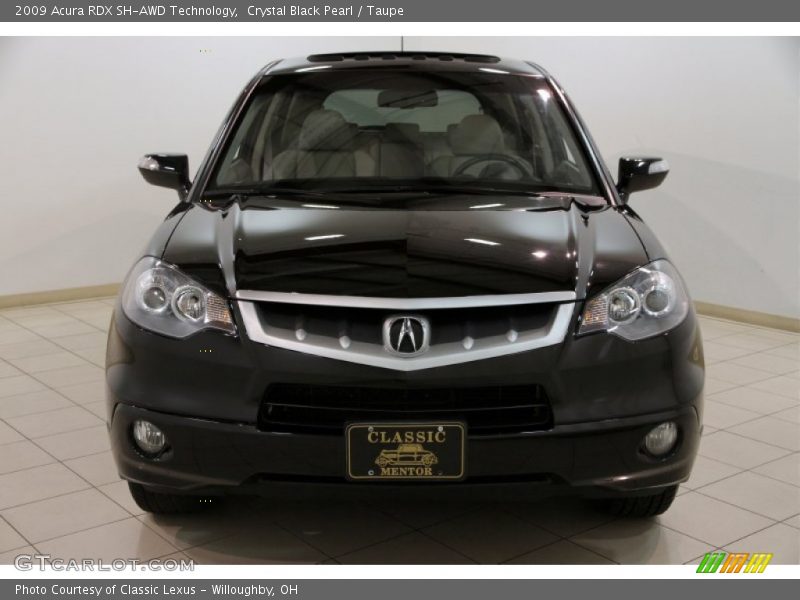 Crystal Black Pearl / Taupe 2009 Acura RDX SH-AWD Technology