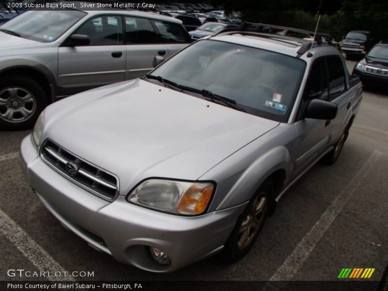 Silver Stone Metallic / Gray 2003 Subaru Baja Sport