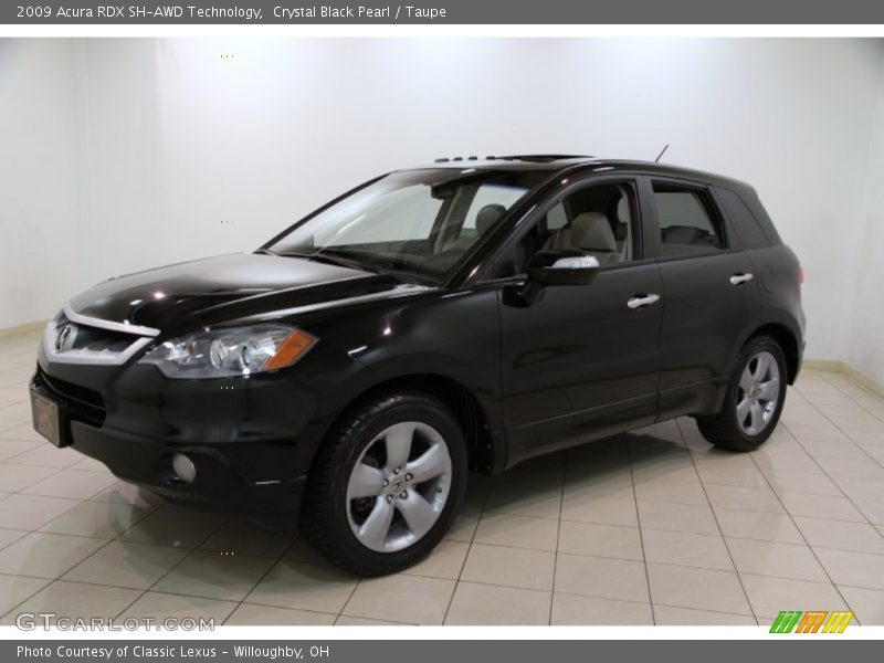 Crystal Black Pearl / Taupe 2009 Acura RDX SH-AWD Technology